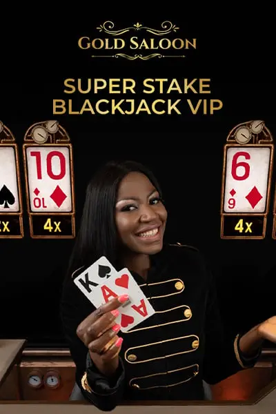 Gold Saloon Super Stake Blackjack Tischspiel: Gold Saloon Super Stake Blackjack